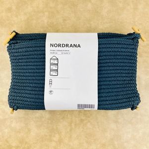 IKEA NORDRANA Blue crocheted hanging storage organizer Discontinued